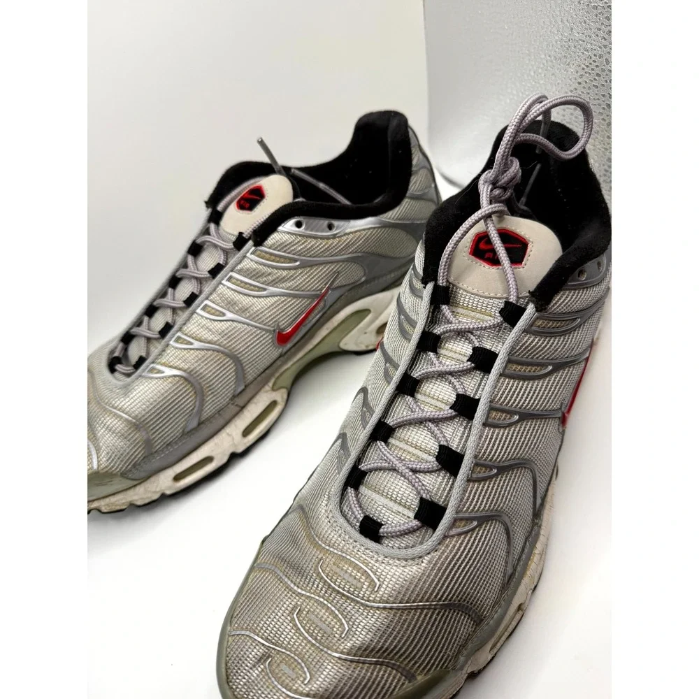 Nike Air Max Plus QS‎ 903827-001 Mens 11.5 Running Shoes Silver Bullet Sneaker